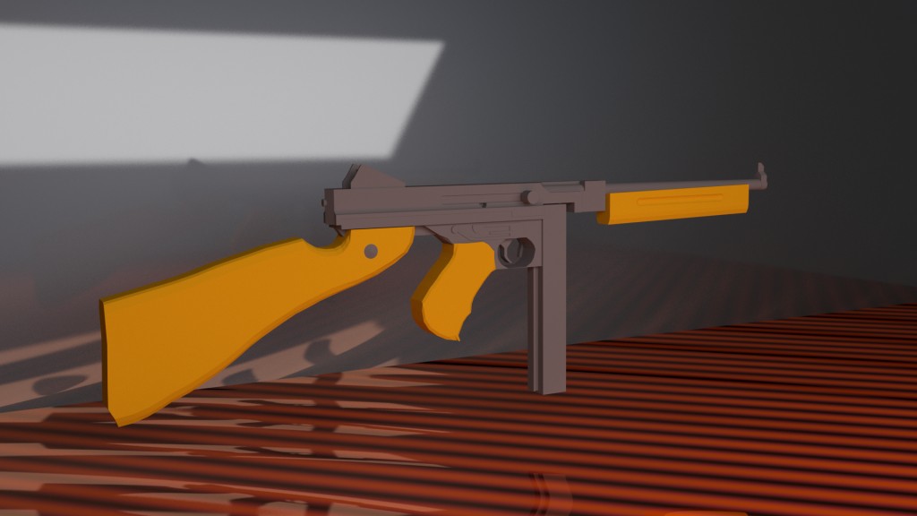 low poly thompson preview image 1